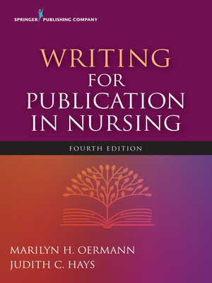 cover image of Writing for Publication in Nursing